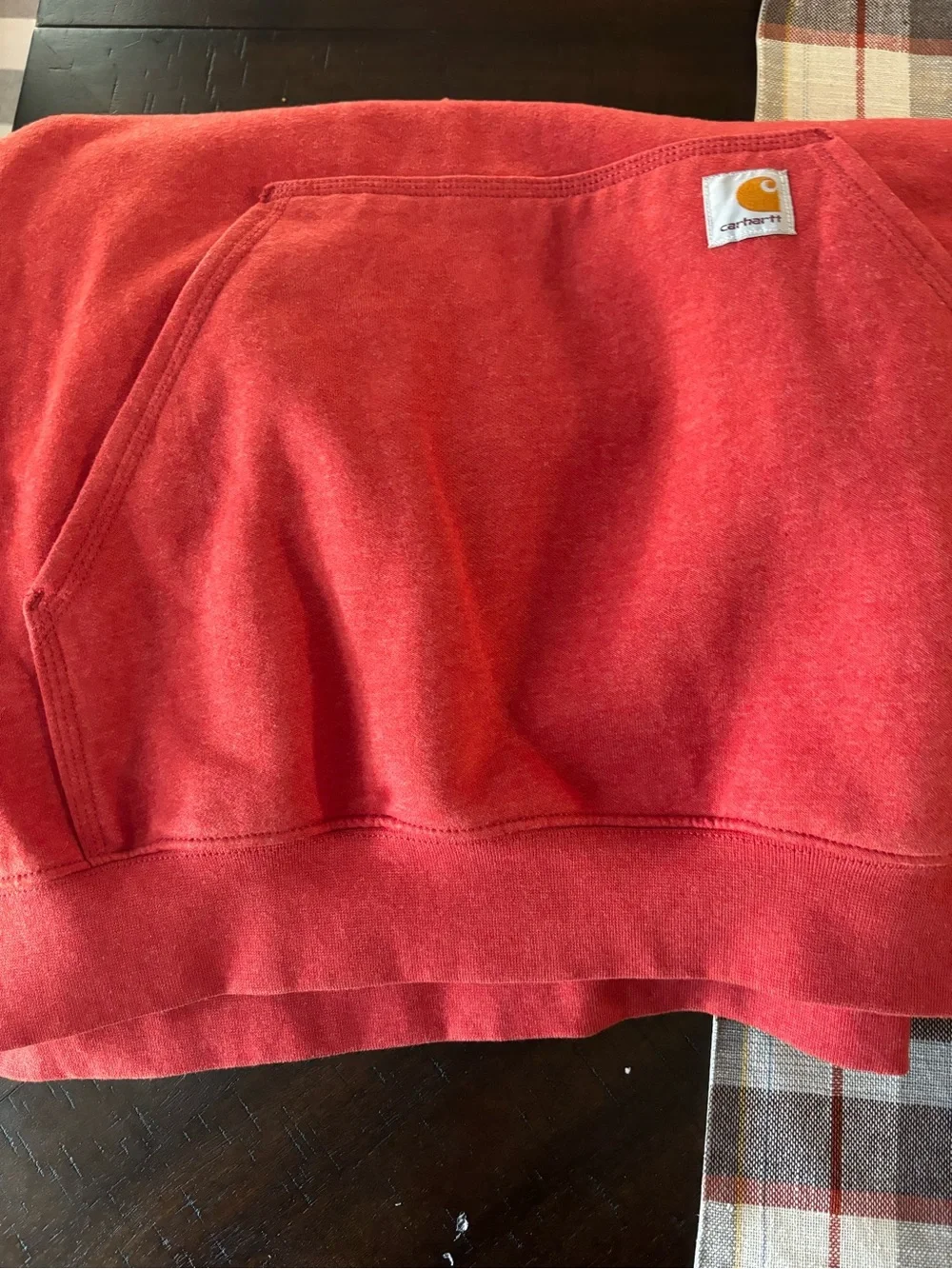 XL Tall Carhartt Red Pullover Hoodie